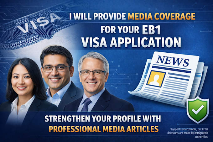 help you get media coverage for eb1 and niw applications