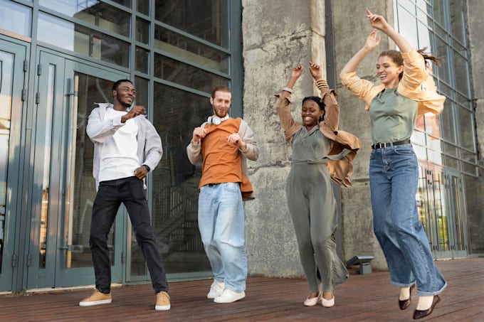 do group dance, shuffle dance, afrobeat dance video choreography for you