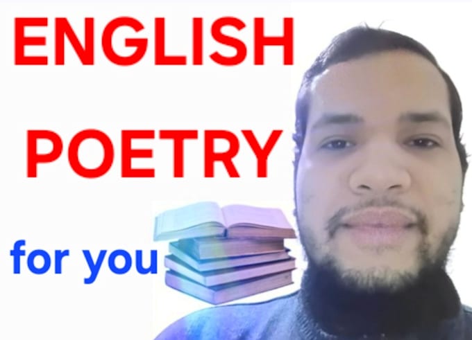 write english poetry at any topic