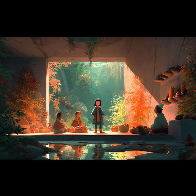 Create stunning fantasy and scifi environment concept art by Bramwell ...