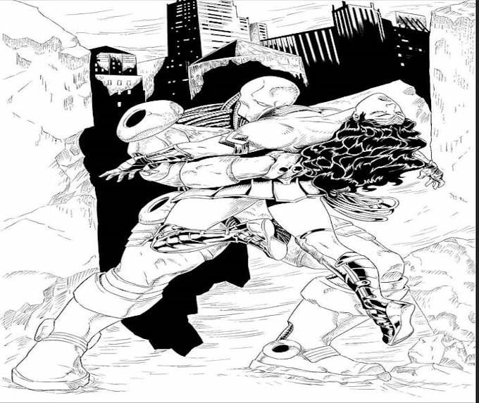 illustrate comic book art comic book artist