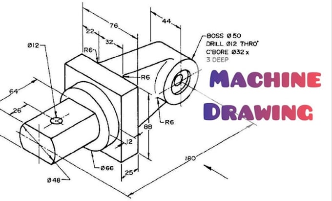 Dibujo técnico en autocad 2d, mecánico e industrial
