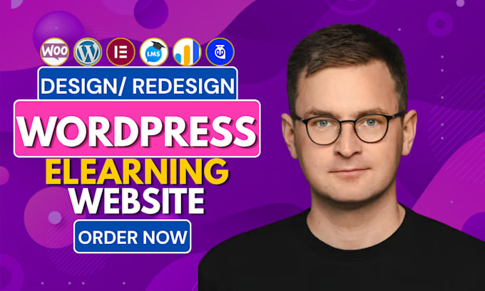 build lms educational course website elearning website using learndash, docebo