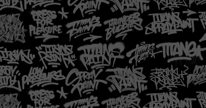 design original graffiti typography