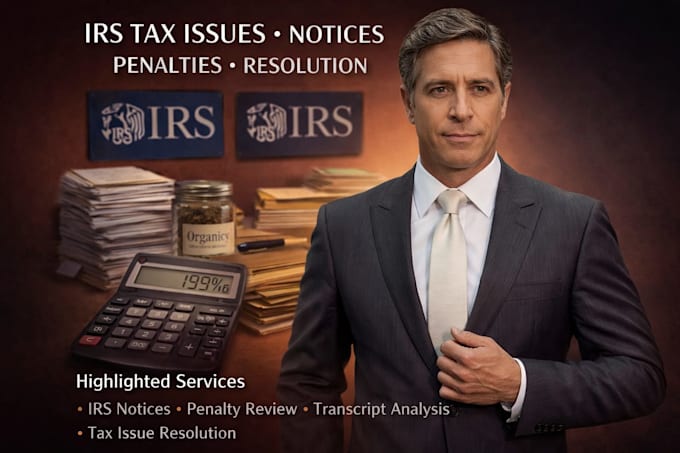 help resolve your irs tax issues, notices, penalties, and account problems