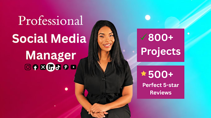be your social media manager and content strategist