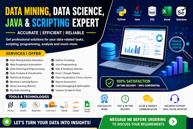 do machine learning data scripting data mining data science