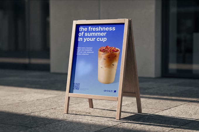 create promotional posters for your new product