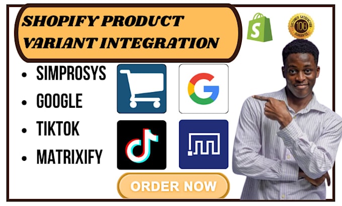 setup shopify store sales channel simprosys google tiktok matrixify facebook