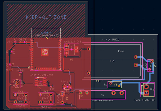 design professional pcb layout using easyeda