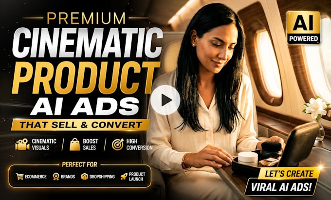 premium cinematic product ai ads