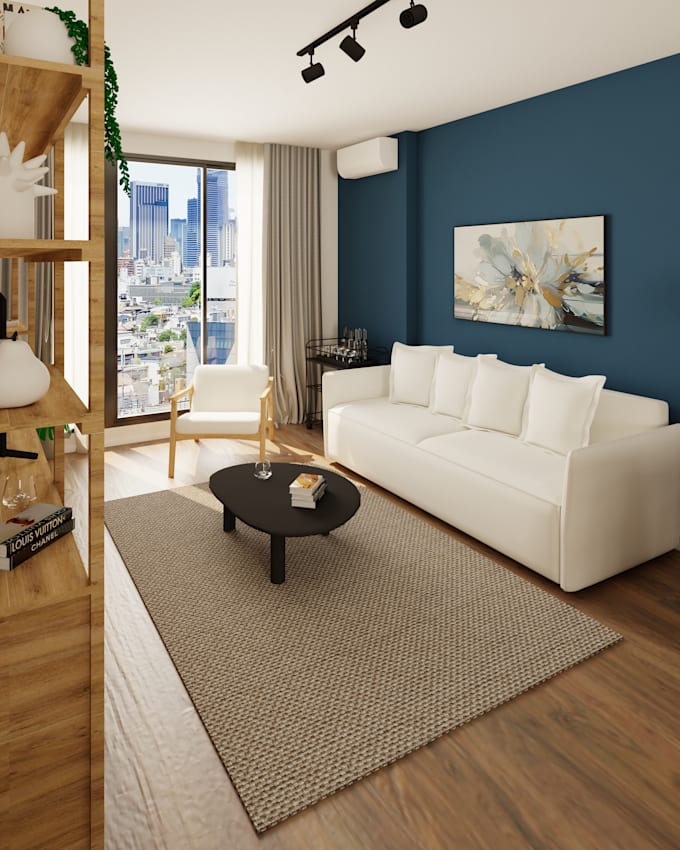 create high end photorealistic 3d interior renders