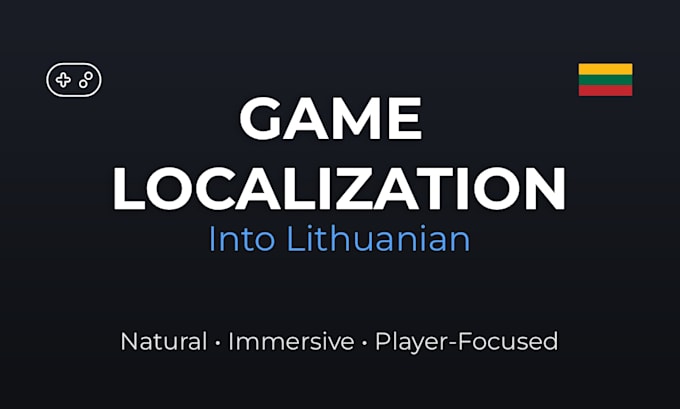localize your video game or board game into lithuanian
