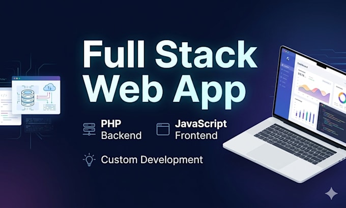 create a custom web app with PHP backend