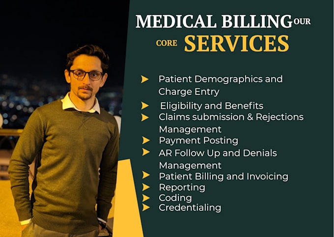 manage medical billing and complete rcm as medical biller