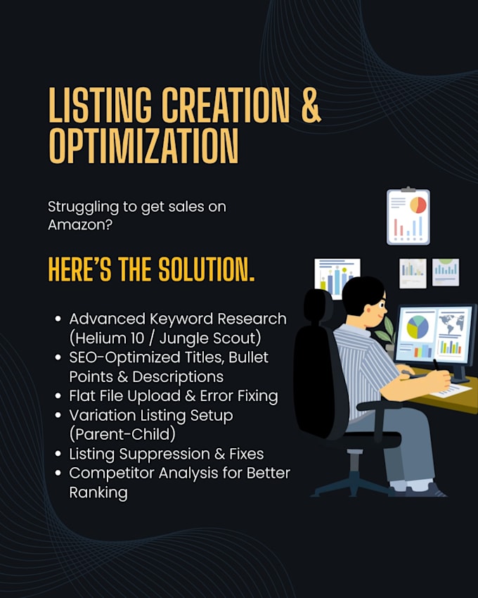 create and optimize amazon product listings with variation