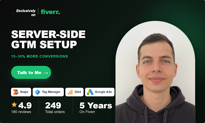 setup server side GTM tracking for your website