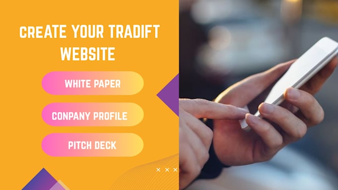 create tradift in one page