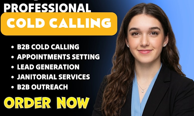 janitorial cold calling appointment setting, b2b cold calling appointment setter