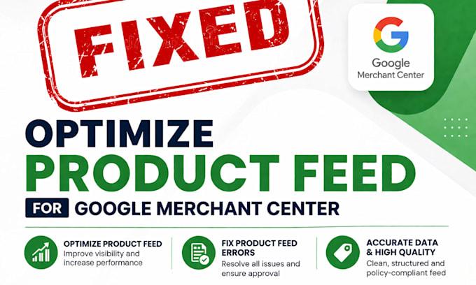 optimize product feed for google merchant center fix product feed errors