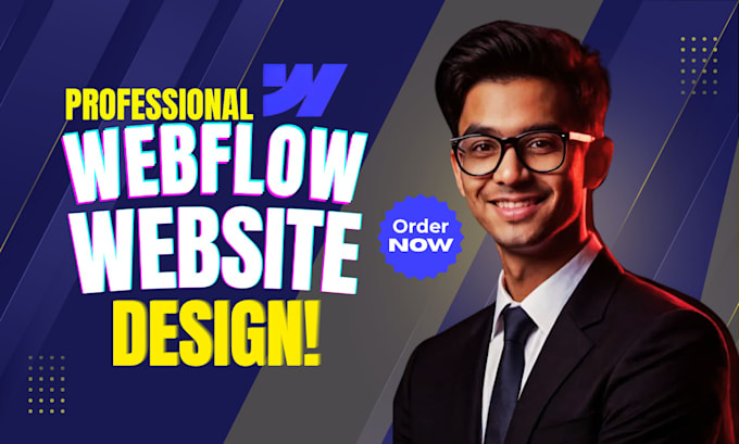 Do expert design, redesign develop modern webflow website by ...