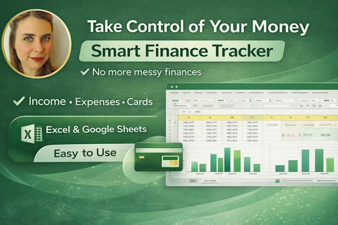 create a smart personal finance tracker in excel or google sheets