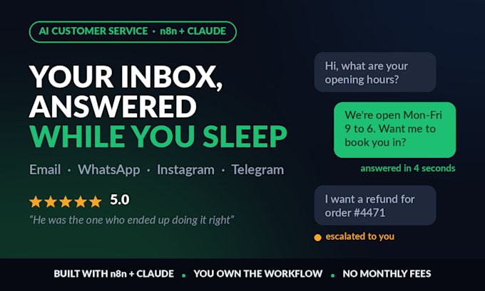 build an ai customer service automation system