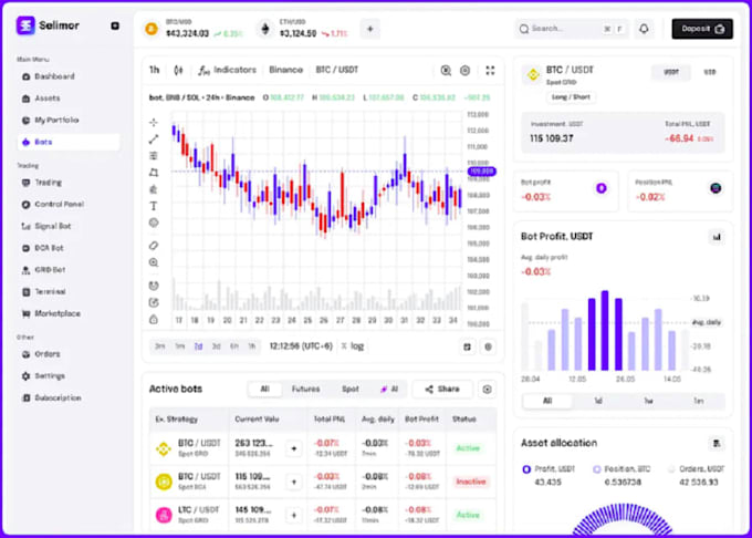 be python programming, python bot ai script, selenium bot, web scraping, trading