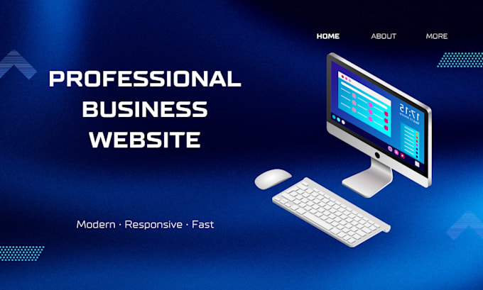 build a professional business website with dashboard and data tracking