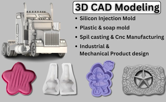 3d cad modeling, plastic injection mold, silicon mold, industrial product design