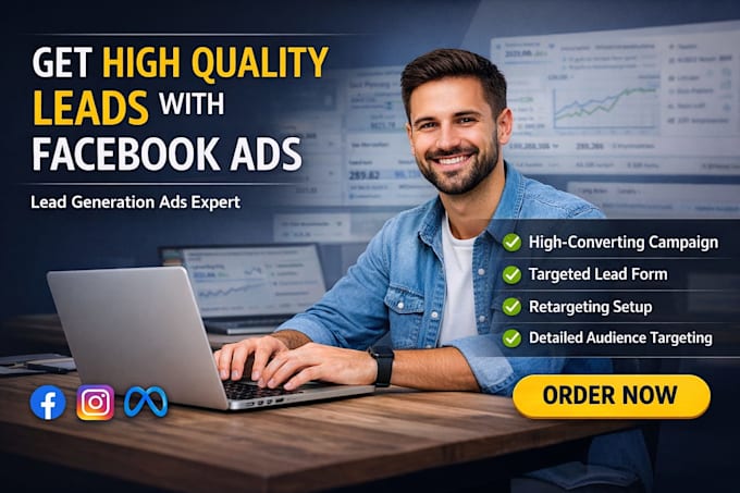 setup facebook lead generation ads campaign for high quality leads and sales