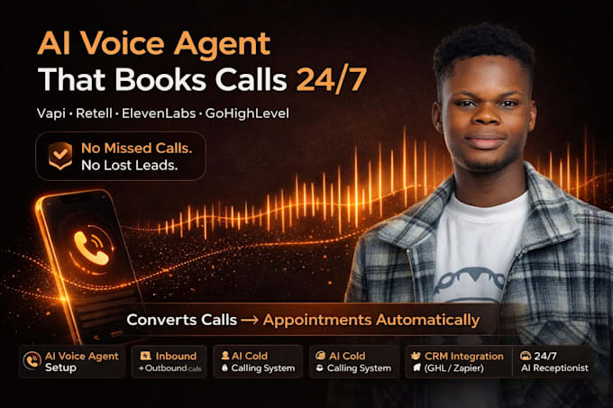Build ai voice agent ai calling bot, vapi ai receptionist, and ...