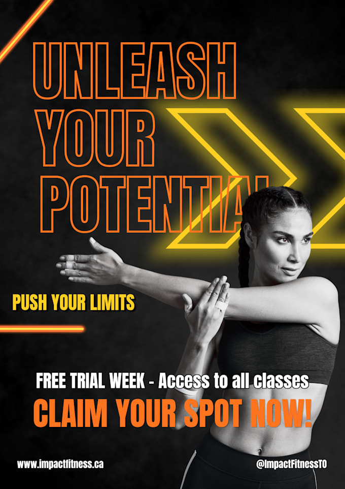 design a professional and clean minimalist flyer