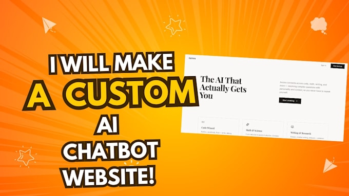 build you a custom ai chatbot website