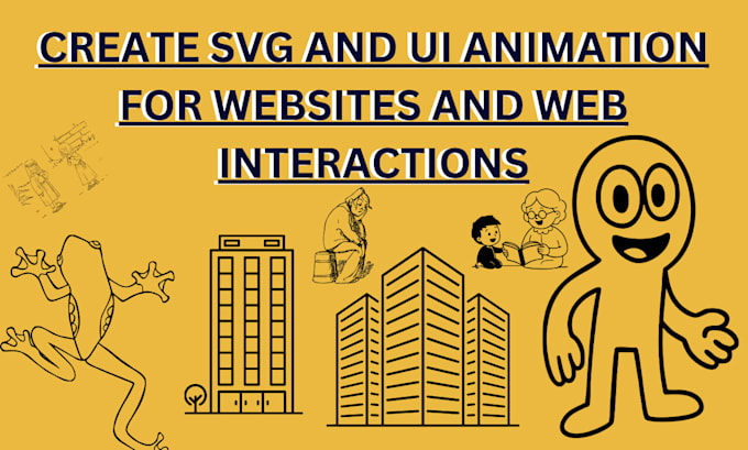 create svg and UI animation for websites and web interactions