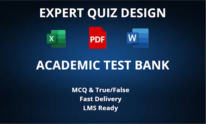 create professional academic quizzes