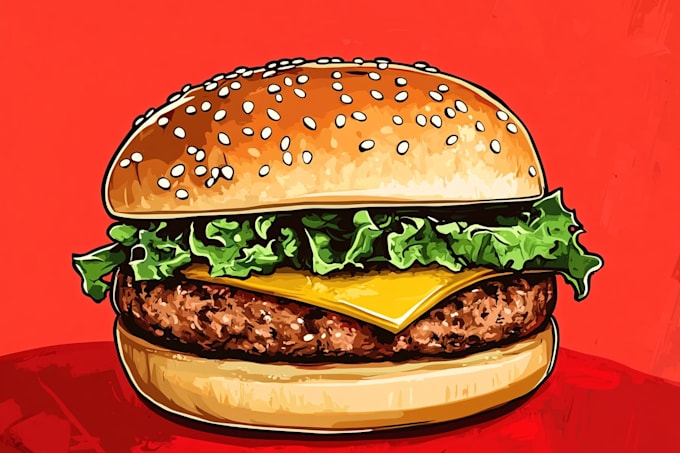 draw any desserts or food