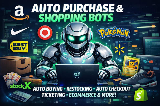 do auto purchase bot, buying bot, target bot, auto checkout bot, pokemon card