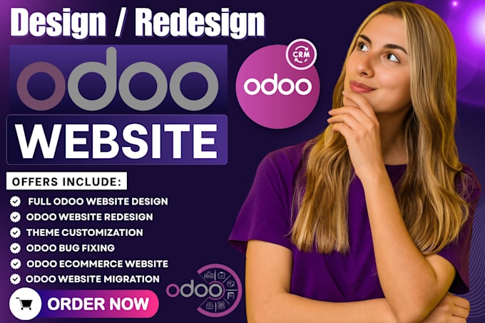 do odoo website development odoo website redesign customization API integration