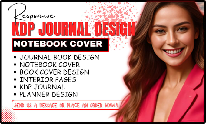 design custom composition notebook journal cover design planner interior pages