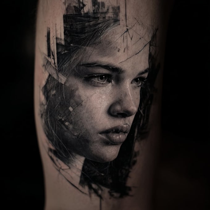do unique customized realism tattoo design