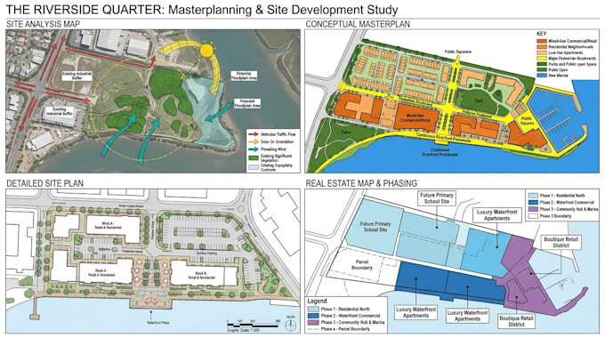 do architectural mapping , site analysis, masterplan, real estate map, site plan