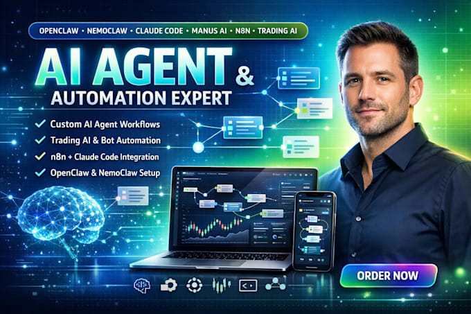 create custom openclaw nemoclaw ai agent trading ai manus ai claude code expert