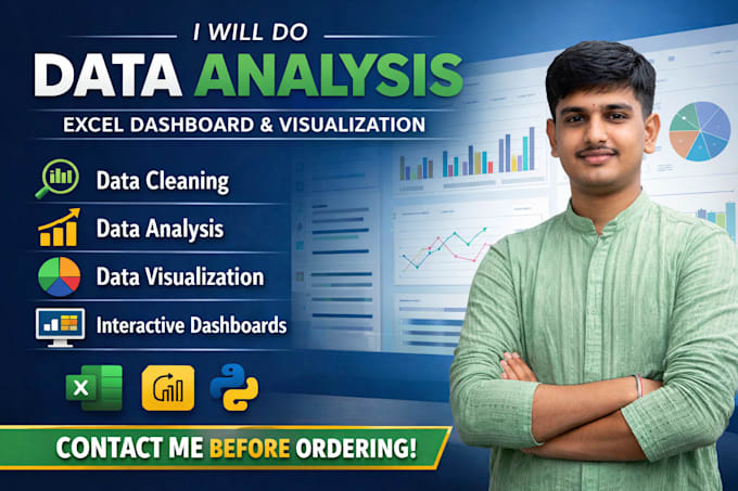 data analysis, excel dashboards, and data visualization