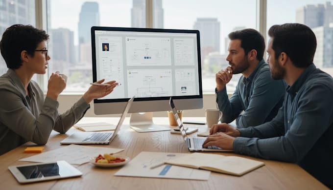 create an end to end portal website with admin panel, communication integrations