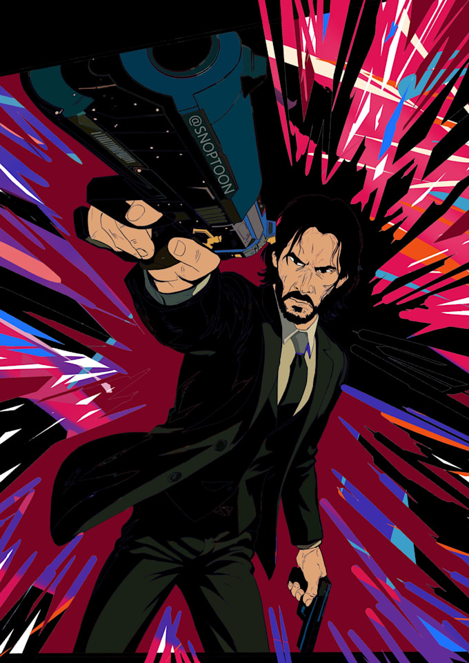 create 2d anime style character animation