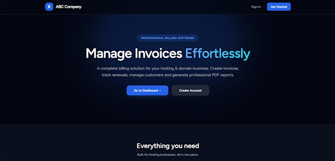 build billing management system using laravel and vuejs