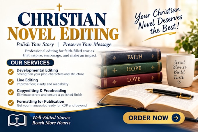 edit and proofread your christian novel, fiction, nonfiction, book editing,