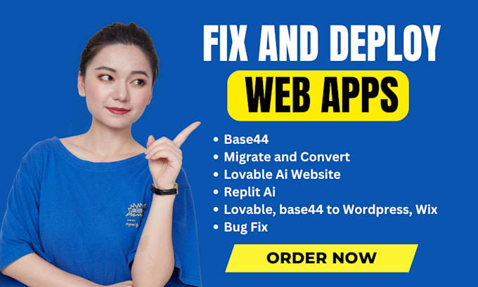migrate base44 deploy base44 web app lovable replit ai expert wordpress wix