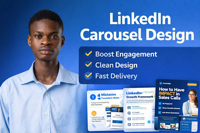 design linkedin carousel posts, content, carousel design